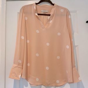 Polka Dot maternity blouse